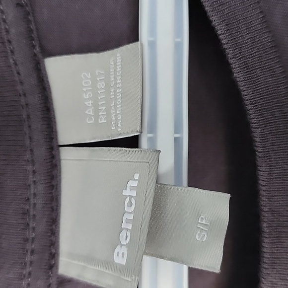 BENCH dark grey black sequins t shirt dress small - Picture 3 of 6